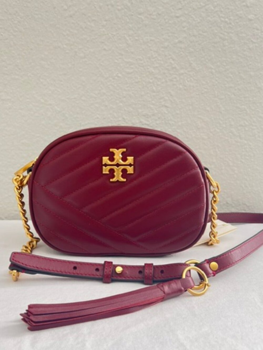 Tory Burch KIRA CHEVRON Small Camera Bag